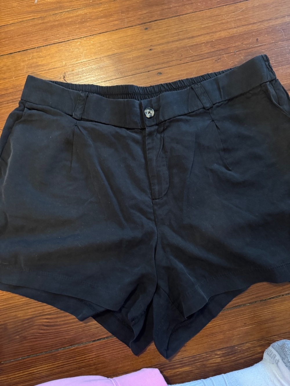 torrid Black High-Waist Relaxed Shorts